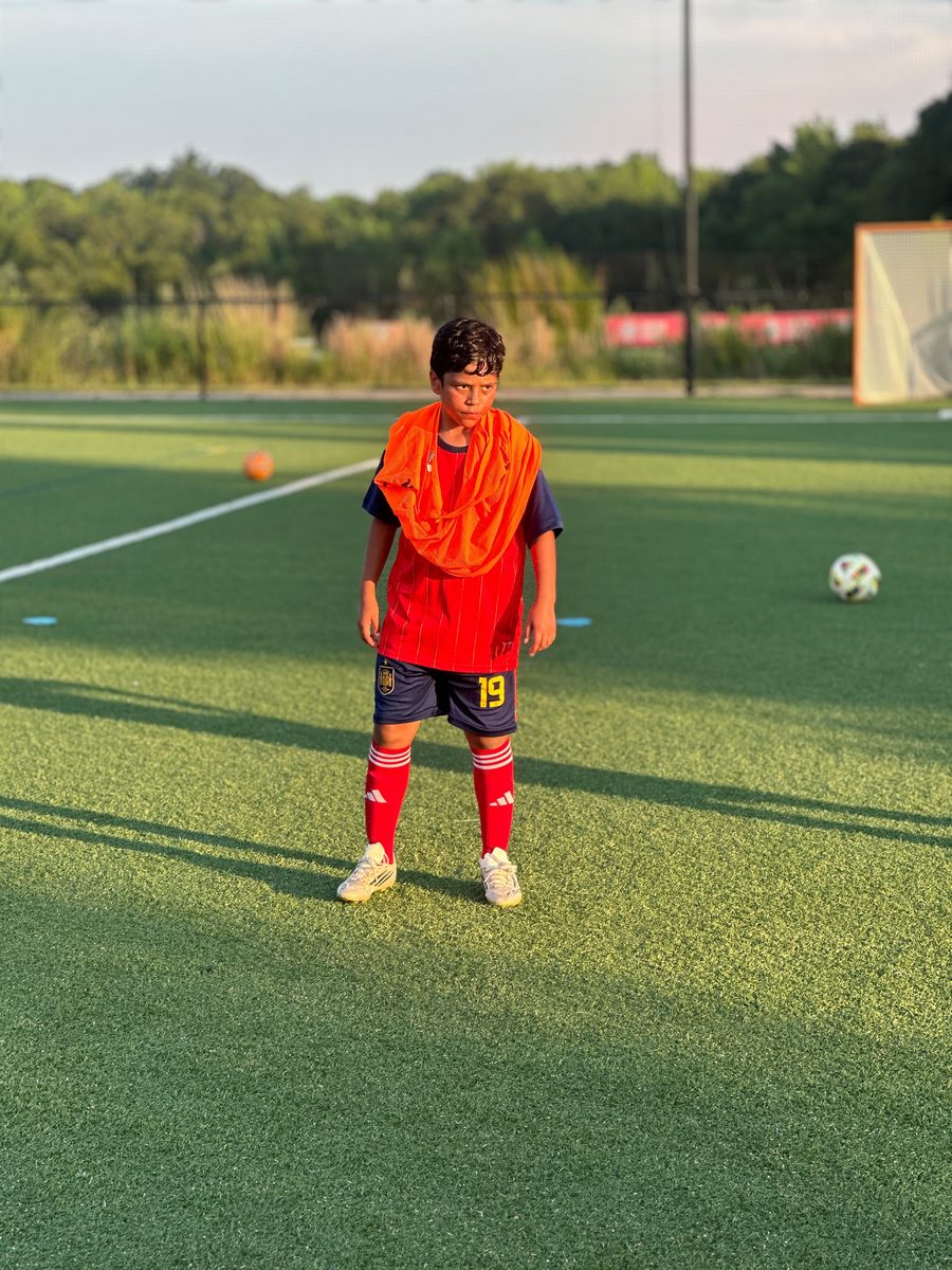 Youth scrimmage on turf